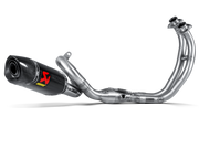 AKRAPOVIC S-Y7R2-AFC Yamaha MT-07 / Tracer 700 / XSR700 Exhaust System "Racing Line" (carbon)