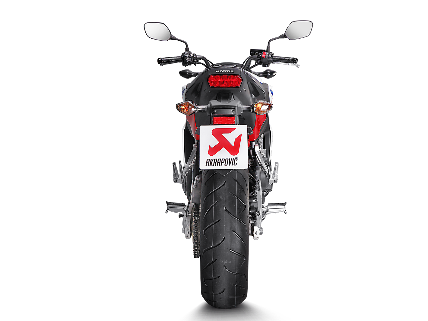 AKRAPOVIC S-H6R12-HAFT Honda CB650F / CBR650F (2016+) Exhaust System "Racing Line" (titanium)
