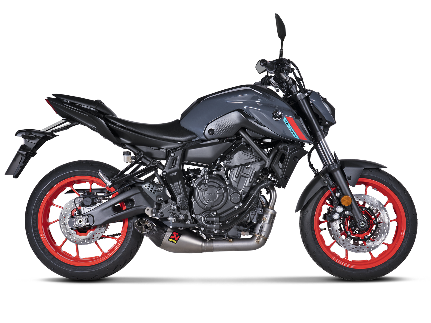 AKRAPOVIC S-Y7R8-HEGEHT/1 Yamaha MT-07 / FZ-07 (2024+) Exhaust System "Racing Line" (titanium)