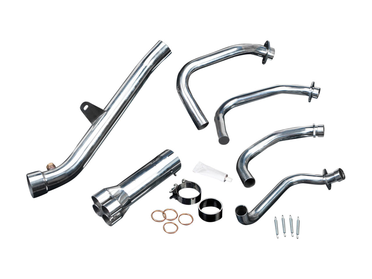DELKEVIC Honda CBR1100XX Blackbird (96/09) Full Exhaust System 4-1 with Mini 8" Carbon Silencer