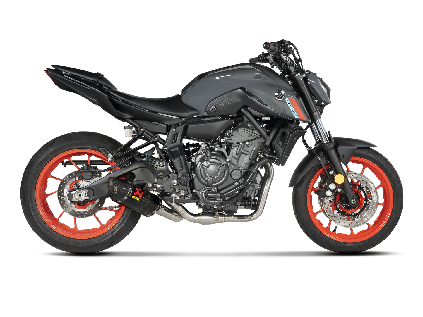 AKRAPOVIC S-Y7R2-AFC Yamaha MT-07 / Tracer 700 / XSR700 Exhaust System "Racing Line" (carbon)