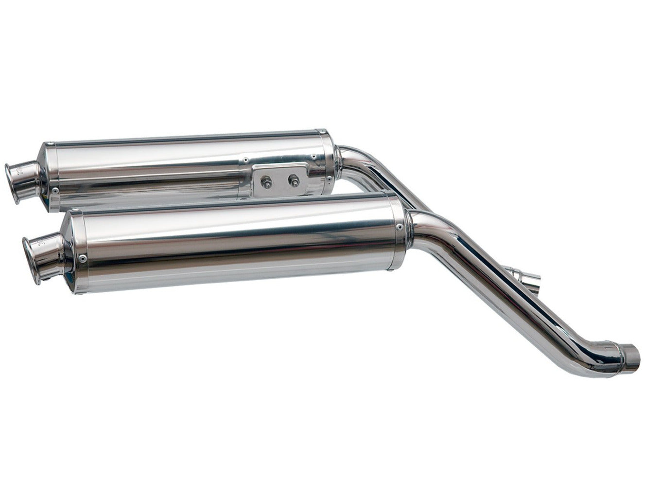 SPARK GDU0402 Ducati Supersport 750 / 900 Slip-on Exhaust "Round" (EU homologated; high position; stainless steel)