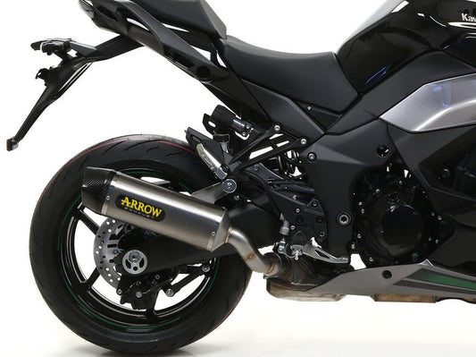 ARROW 71914AK Kawasaki Ninja 1000SX/Tourer (2020+) Aluminum Slip-on Exhaust "Indy Race"