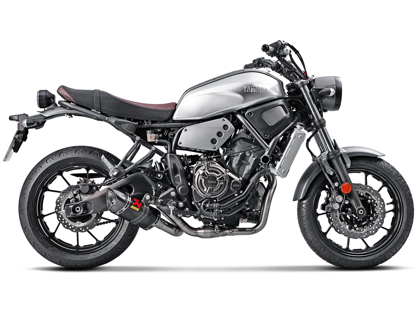 AKRAPOVIC S-Y7R2-AFC Yamaha MT-07 / Tracer 700 / XSR700 Exhaust System "Racing Line" (carbon)