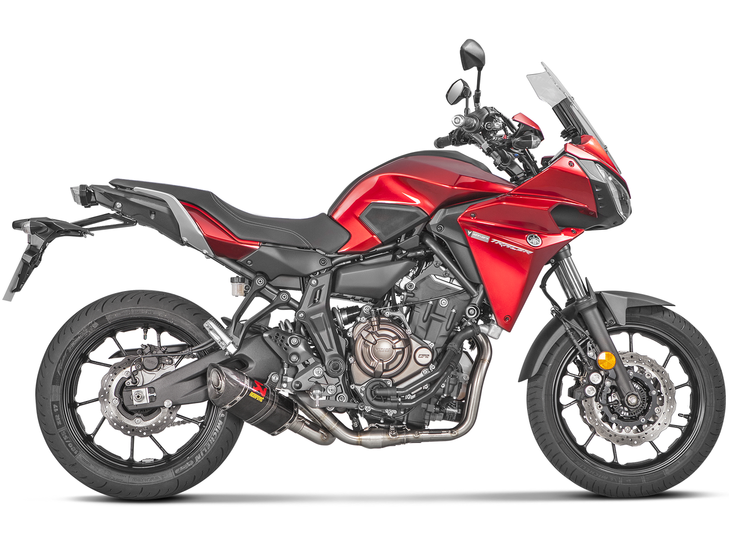 AKRAPOVIC S-Y7R2-AFC Yamaha MT-07 / Tracer 700 / XSR700 Exhaust System "Racing Line" (carbon)