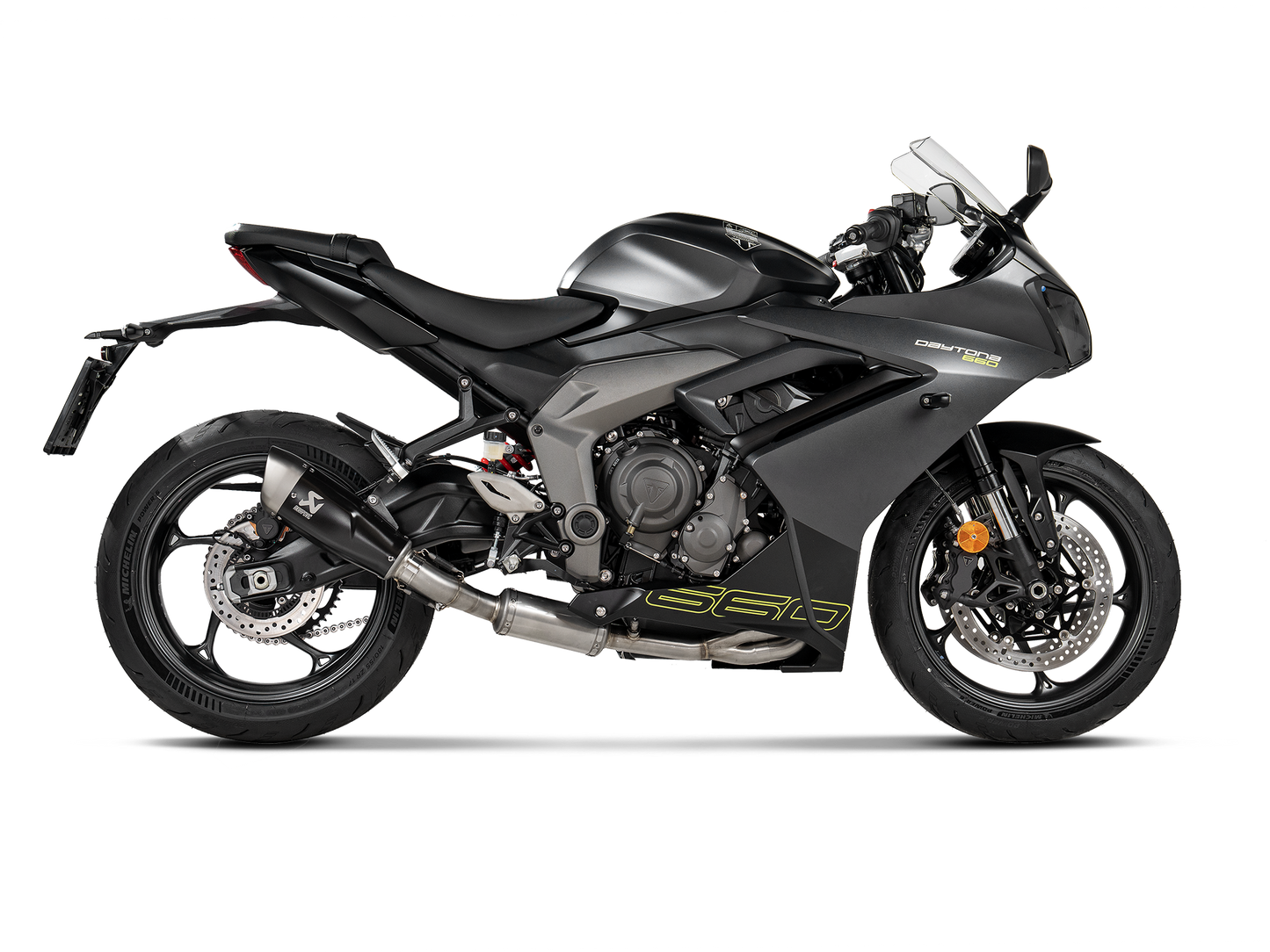 AKRAPOVIC S-T6R2-CQTBL Triumph Daytona 660 (2025+) Exhaust System "Racing Line" (titanium)