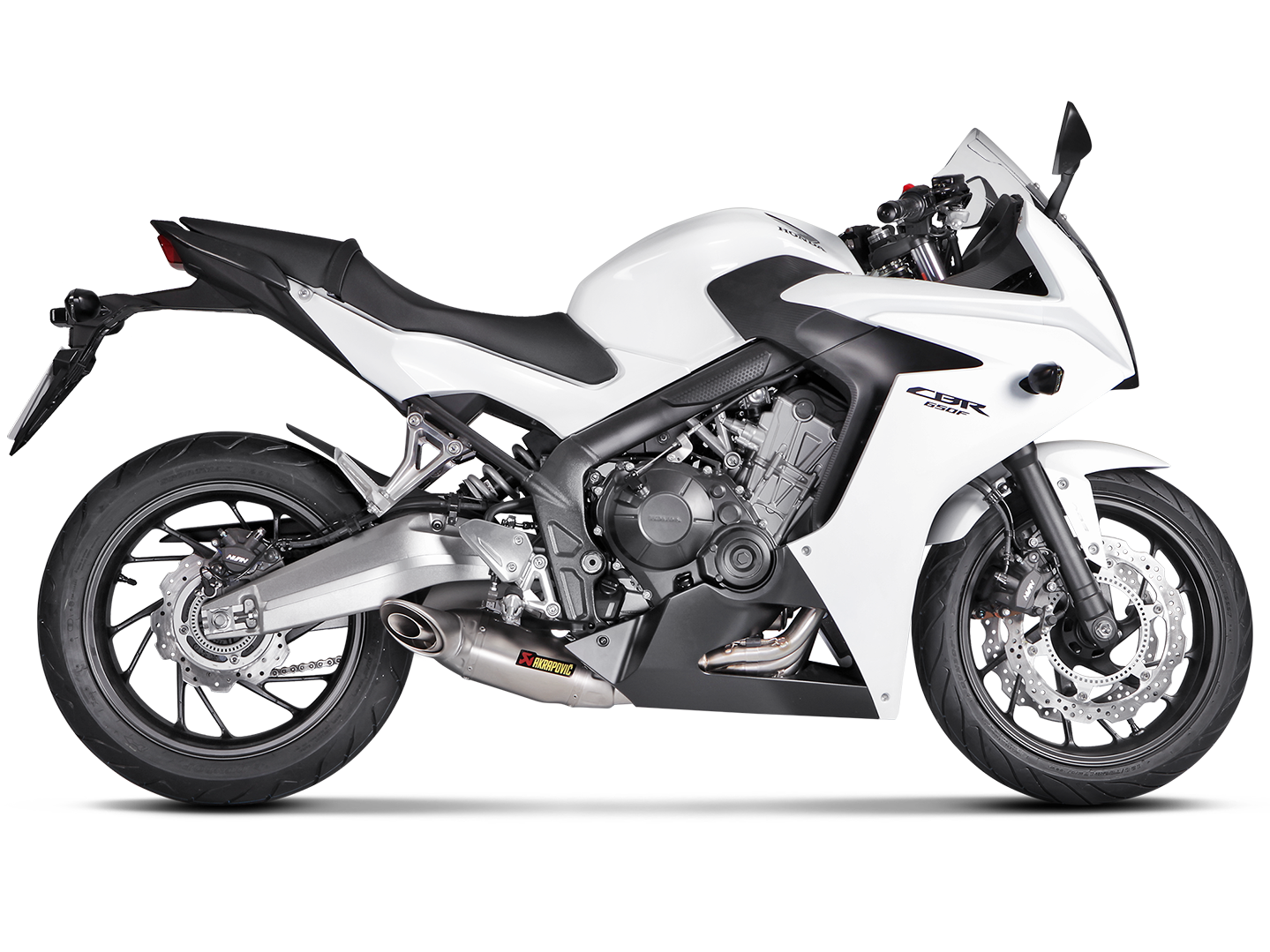 AKRAPOVIC S-H6R12-HAFT Honda CB650F / CBR650F (2016+) Exhaust System "Racing Line" (titanium)