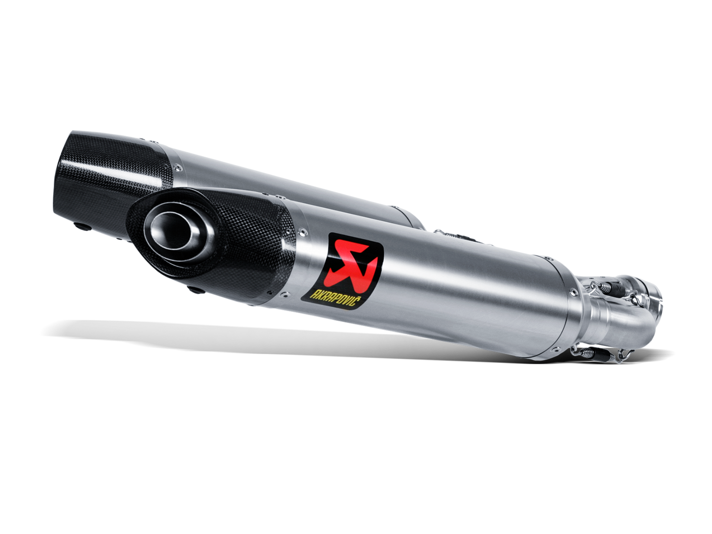 AKRAPOVIC S-A7SO2-HDT Aprilia Dorsoduro 750 (08/15) Slip-on Exhaust (titanium)