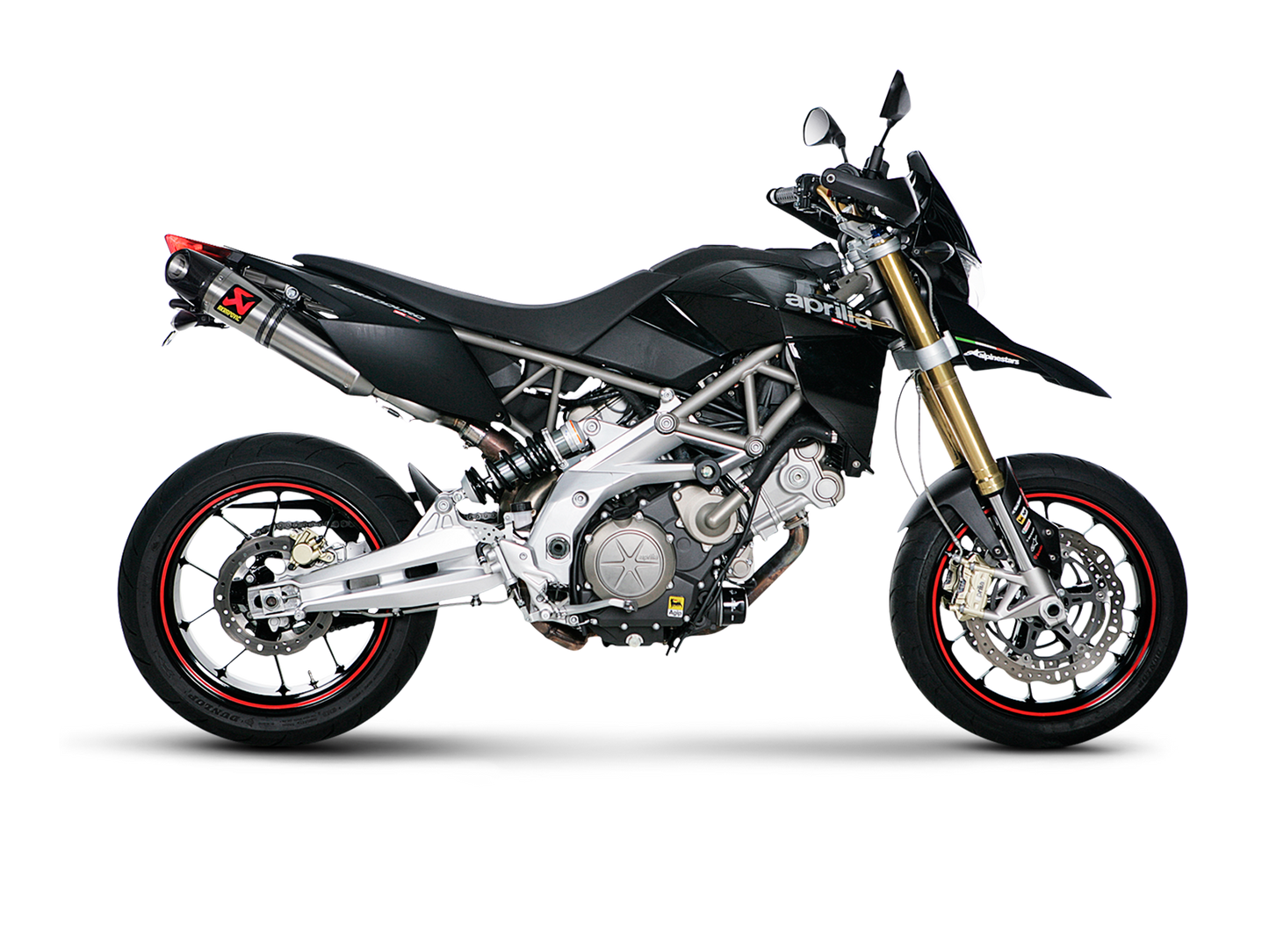 AKRAPOVIC S-A7SO2-HDT Aprilia Dorsoduro 750 (08/15) Slip-on Exhaust (titanium)