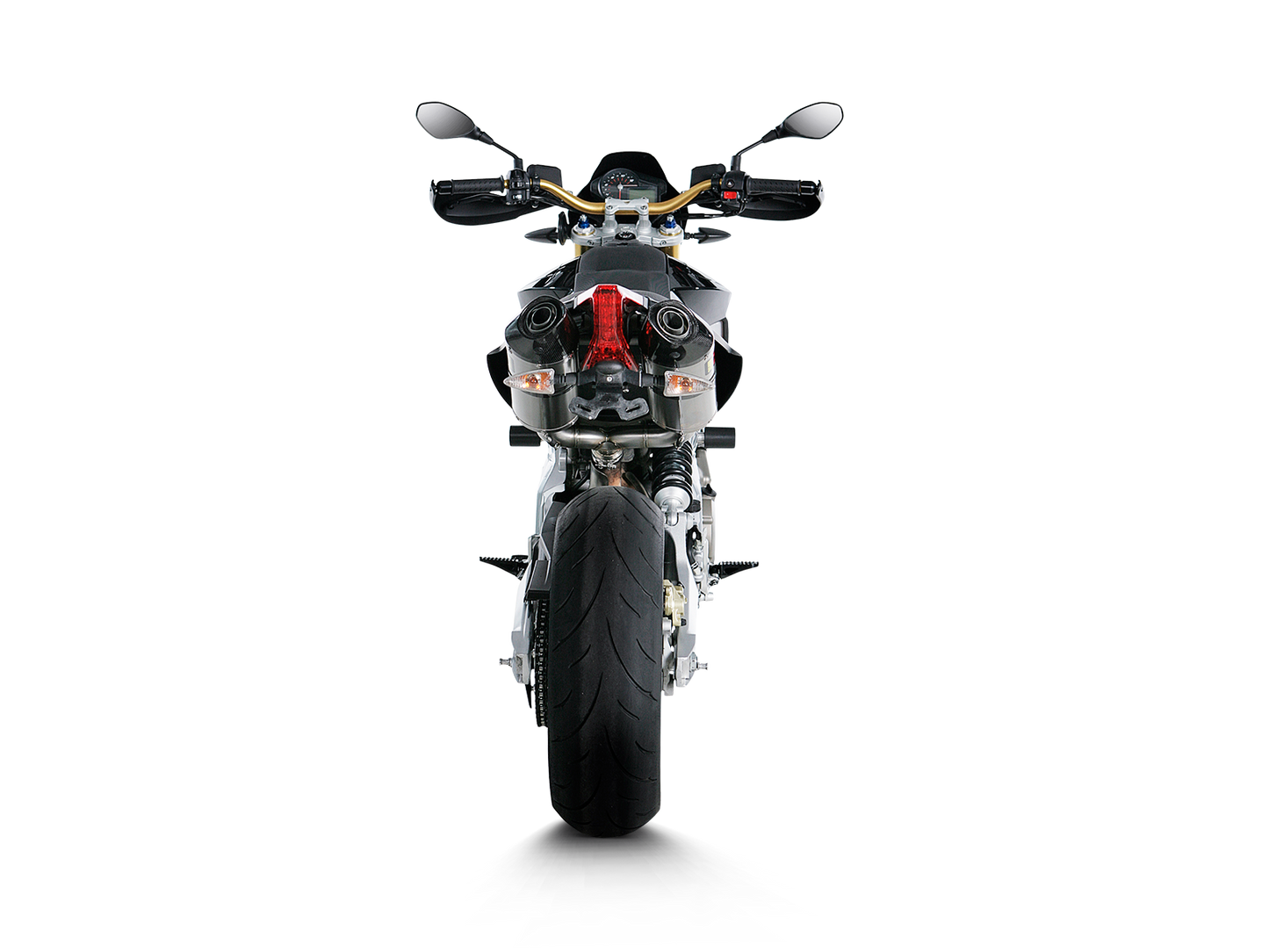 AKRAPOVIC S-A7SO2-HDT Aprilia Dorsoduro 750 (08/15) Slip-on Exhaust (titanium)