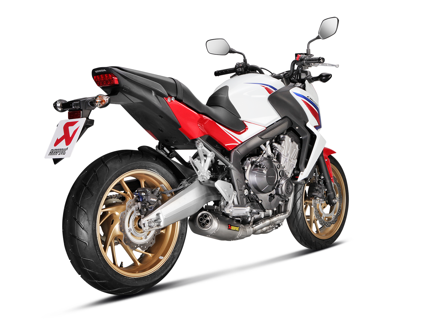 AKRAPOVIC S-H6R12-HAFT Honda CB650F / CBR650F (2016+) Exhaust System "Racing Line" (titanium)