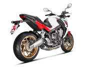 AKRAPOVIC S-H6R12-HAFT Honda CB650F / CBR650F (2016+) Exhaust System "Racing Line" (titanium)