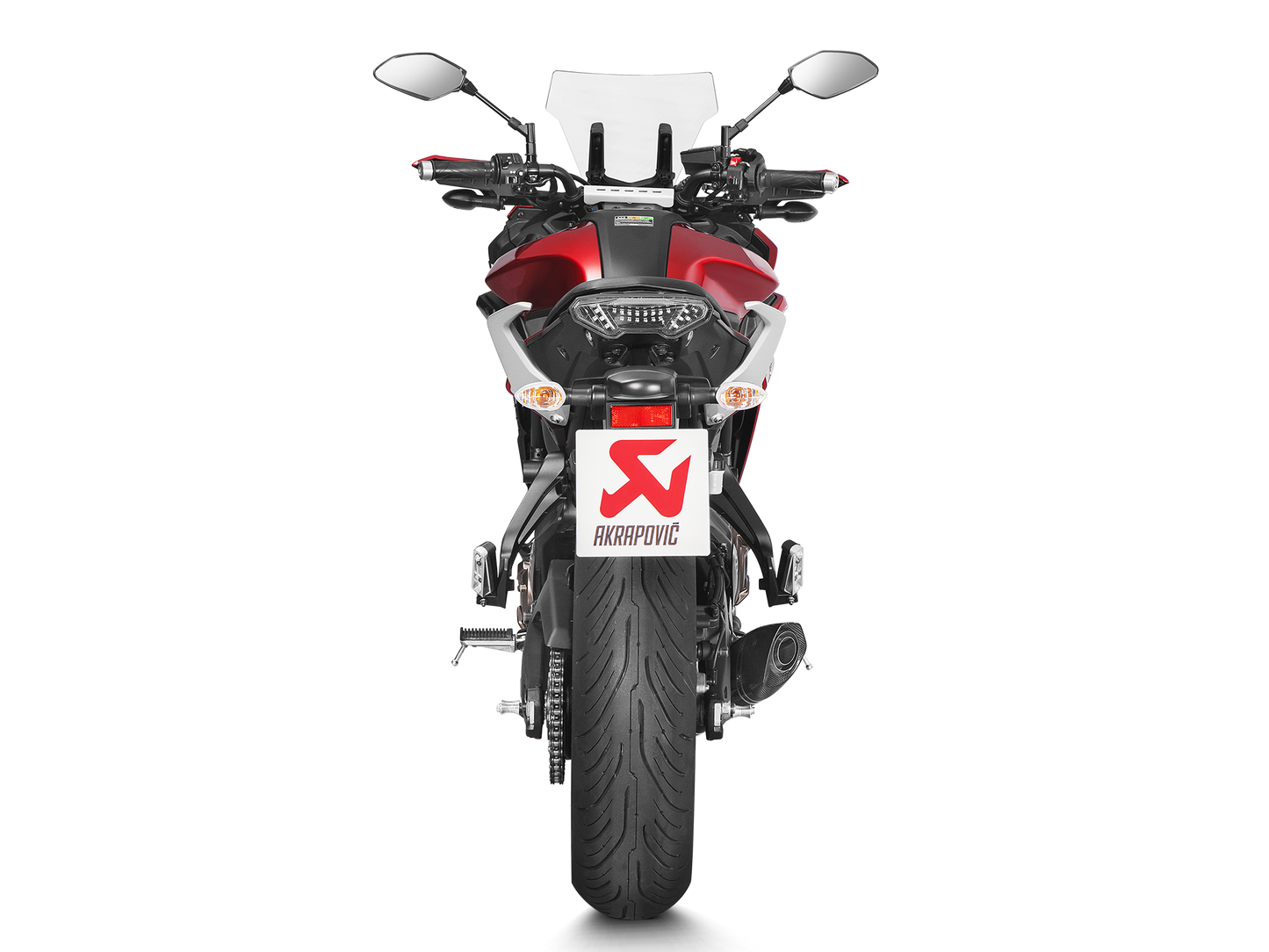 AKRAPOVIC S-Y7R2-AFC Yamaha MT-07 / Tracer 700 / XSR700 Exhaust System "Racing Line" (carbon)