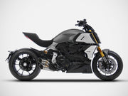 ZARD Ducati Diavel 1260 (2019+) Stainless Steel Slip-on Exhaust (racing)