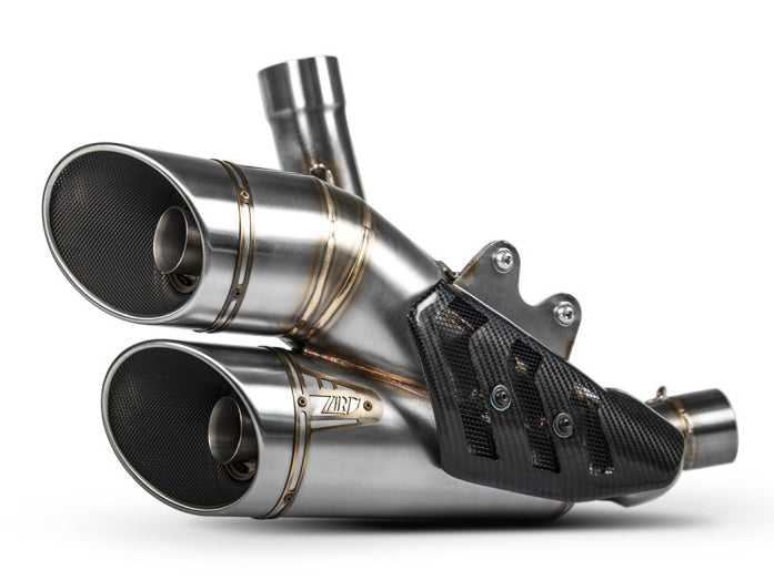 ZARD Ducati Diavel 1260 (2019+) Stainless Steel Slip-on Exhaust (racing)
