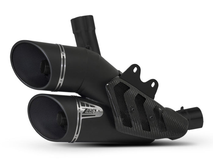 ZARD Ducati Diavel 1260 (2019+) Stainless Steel Slip-on Exhaust (racing)
