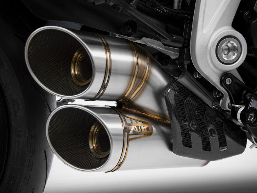 ZARD Ducati Diavel 1260 (2019+) Stainless Steel Slip-on Exhaust (racing)