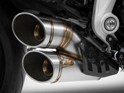 ZARD Ducati Diavel 1260 (2019+) Stainless Steel Slip-on Exhaust (racing)