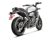 AKRAPOVIC S-Y7R2-AFC Yamaha MT-07 / Tracer 700 / XSR700 Exhaust System "Racing Line" (carbon)
