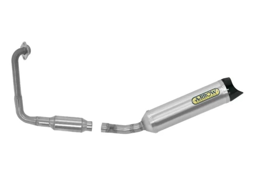 ARROW 51019KZ+51518PK Yamaha MT125 (2021+) Titanium Full Exhaust System "Competition Evo Thunder"