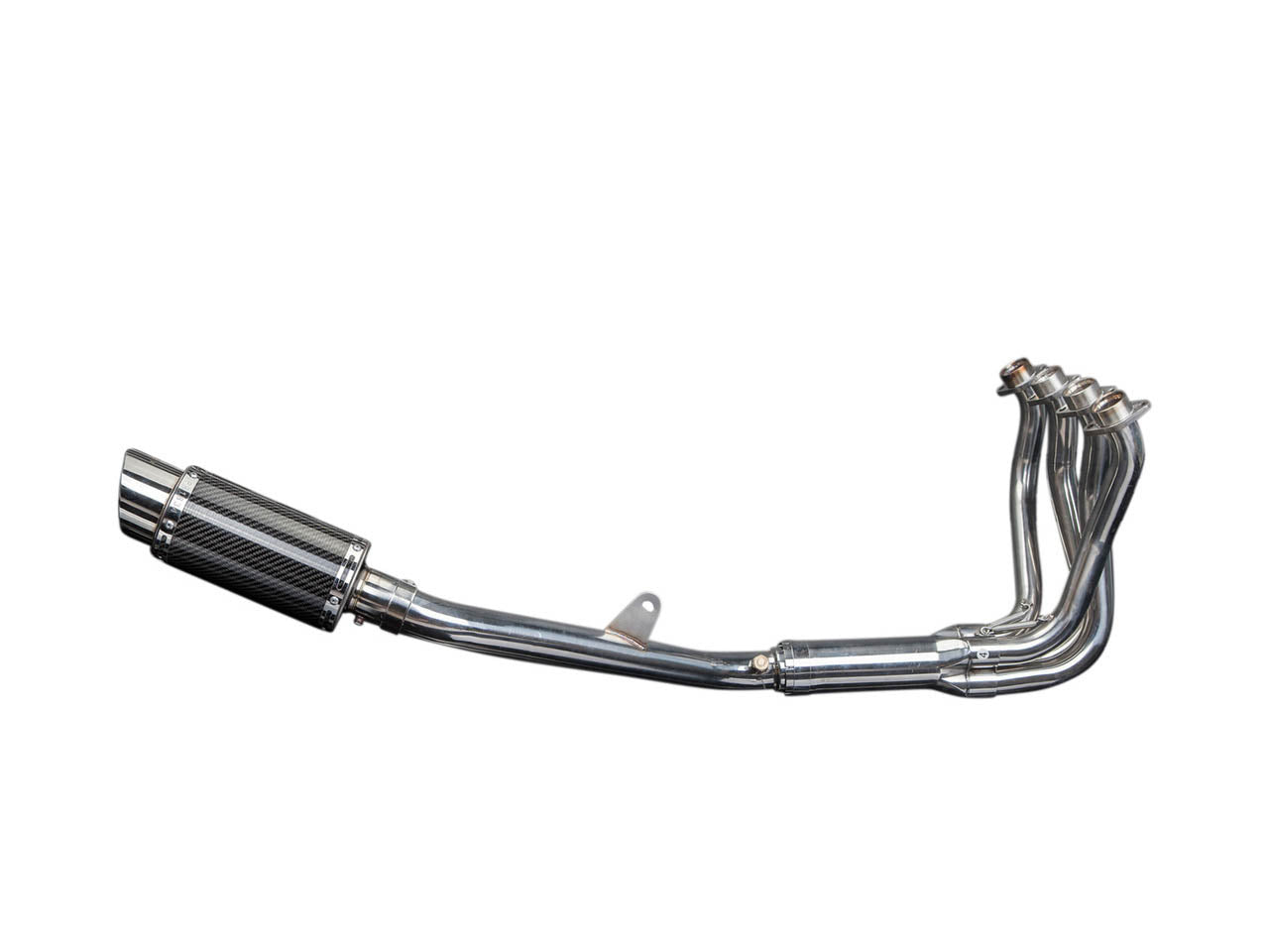 DELKEVIC Honda CBR1100XX Blackbird (96/09) Full Exhaust System 4-1 with Mini 8" Carbon Silencer