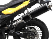 DELKEVIC BMW F650GS / F700GS / F800GS Slip-on Exhaust Stubby 18" Carbon