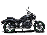DELKEVIC Kawasaki Vulcan S EN650 (15/20) Full Exhaust System with Slash Cut Tip 16" Silencer