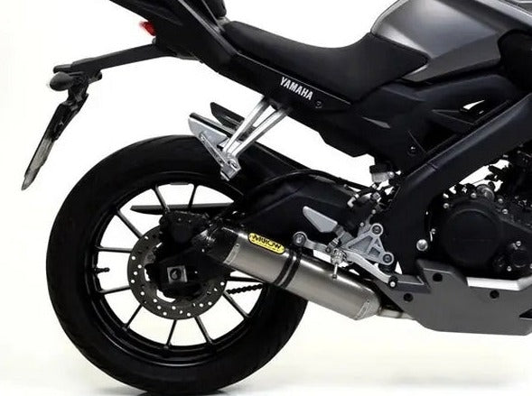 ARROW 51019MI+51518PK Yamaha YZF-R125 (2021+) Full Exhaust System "Competition Evo Thunder" (titanium; racing)