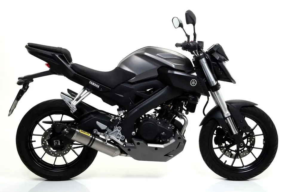 ARROW 51019MI+51518PK Yamaha YZF-R125 (2021+) Full Exhaust System "Competition Evo Thunder" (titanium; racing)