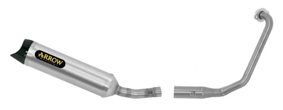 ARROW 51019MI+51518PK Yamaha YZF-R125 (2021+) Full Exhaust System "Competition Evo Thunder" (titanium; racing)