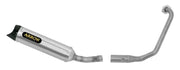 ARROW 51019MI+51518PK Yamaha YZF-R125 (2021+) Full Exhaust System "Competition Evo Thunder" (titanium; racing)